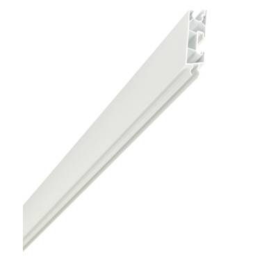 Réhausse bandeau alvéolaire matériau de synthèse 8cm x 4m NICOLL pour Belriv - Blanc - ABR84B