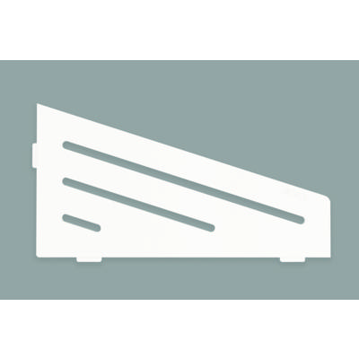 Tablette d'angle Schlüter-SHELF-E-S3 WAVE - 15,4x29,5cm - Gedimat - SCHLUTER SYSTEMS