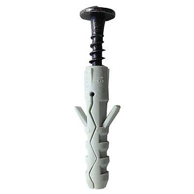 Vis indévissable+cheville de fixation pour SECURIKIT - lot de 10 pièces - Gedimat