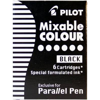 Boite de 6 Cartouches d'encre pour stylo Parallel Pen Noir