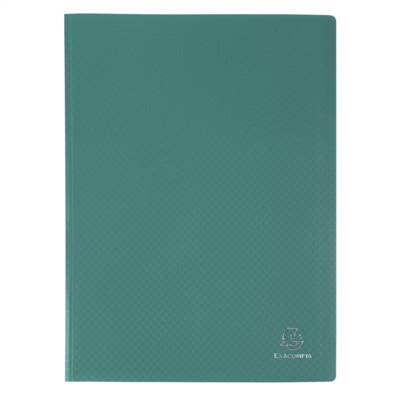 Protège-documents en polypropylène souple OPAK 20 vues - A4 - Vert foncé