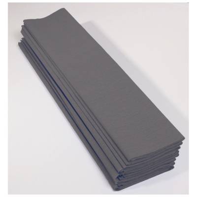 Paquet 10 feuilles papier Crépon M40 2x0.50m gris - CLAIREFONTAINE