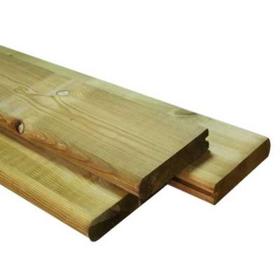 Lame de finition haute droite Pin du Nord - 34 x 145 x 1920 mm - vert - Gedimat