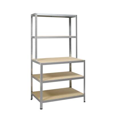Etagère strong work galvanisé MDF - Gedimat