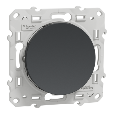 Odace - poussoir - anthracite - 10A - SCHNEIDER ELECTRIC - S540206