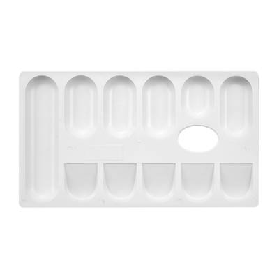 Palette de de peintre rectangulaire 23 x 13 cm blanc - JPC CREATIONS