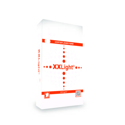 Mortier léger thermo-acoustique fibre XXLIGHT 300kg/m3 - sac de 70 litres - Gedimat - EDILTECO