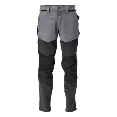 Pantalon de travail avec poches genouillères MASCOT Customized - 22379-311-GRIS ANTHRACITE/NOIR-42-76