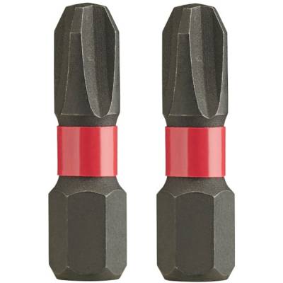 Embout PZ3 SHW 25 mm MILWAUKEE - Lot de 2 - 4932430868