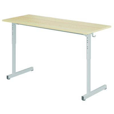 Table GANGE HR plateau ép.19 mm mélaminé chant ABS piètement époxy -
