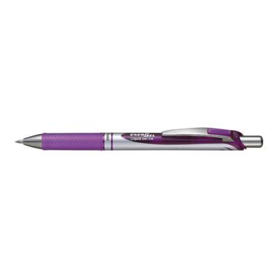 Stylo Roller encre gel rétractable ENERGEL BL77 Pointe 0,7 mm violet - Pentel