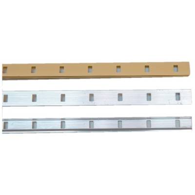 Crémaillère aluminium en applique 1340 VACHETTE - Anodisé or - L.2 m - 290896 - Maxoutil