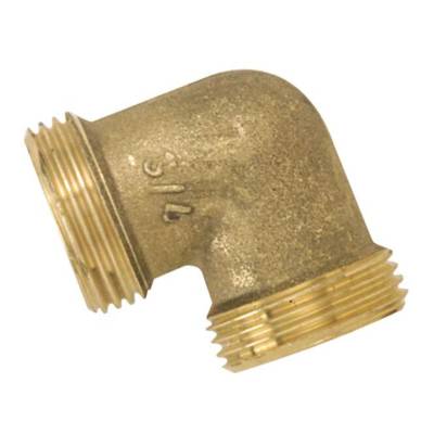 Coude laiton brut mâle mâle à visser réf.90 diam.12x17mm en vrac 1 pièce - Gedimat - BOUTTE