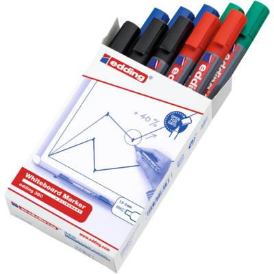 Marqueur pour Tableaux blancs 360 boîte pliante de 10 Assorti 1,5-3 mm