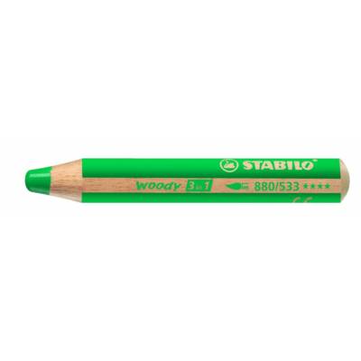 Crayon WOODY 3 en 1 Extra large  vert foncé
