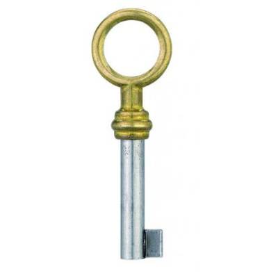 Clé anneau DUBOIS SAS - Tige 40 mm - Laiton patine 72 - 712106