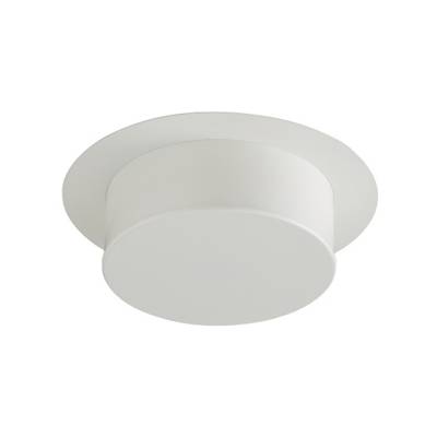 Finition plafond ronde blanc POUJOULAT pour conduit inox galva en attente Ø180/230 - FPA H120I/G - Maxoutil
