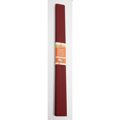 Paquet de 1 feuille Crépon 40% au format 2,5x0,5m - Bordeaux - CLAIREFONTAINE
