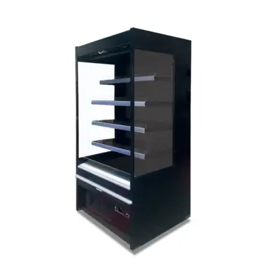 Distribution - Vitrine réfrigérée 3 niveaux avec accès arrière - MURALECLIPPERSLIM100 - Fogal