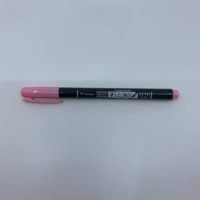 Feutre Brush Fudenosuke pastel pour papier noir Rose - TOMBOW