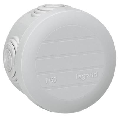 Boîte de dérivation ronde PLEXO gris D60mm - Gedimat - LEGRAND