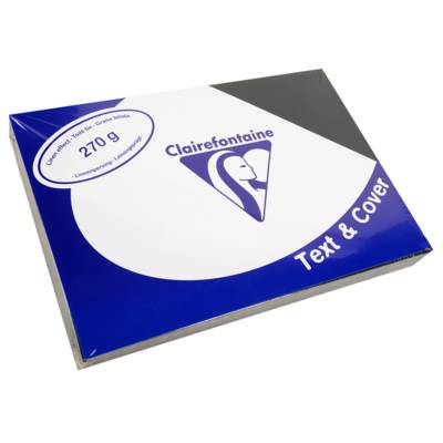 Paquet de 100 Couvertures reliure Text&Cover Toilé 270g A4 210x297 mm Noir