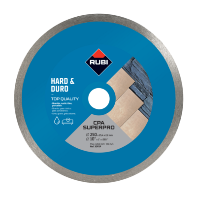 Disque diamanté matériaux durs - Ø 25 cm - Gedimat - RUBI