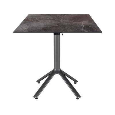 Table rabattable 70x70cm cuma dark - terrasse - RestooTab