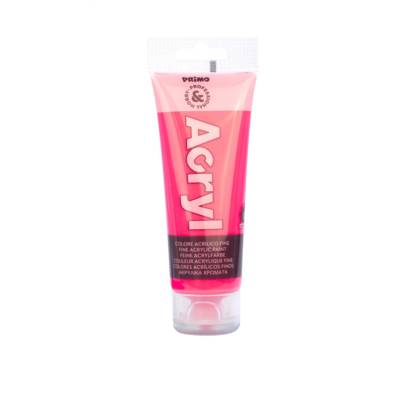 Tube Soft Plastique 75ml Peinture Acrylique Fine FLUO fuchsia 370 - PRIMO