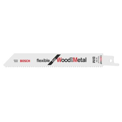 Lame scie sabre BIM S 922 HF Flexible Bois/Métal - 150 mm - Lot de 100 - BOSCH - 2608656320