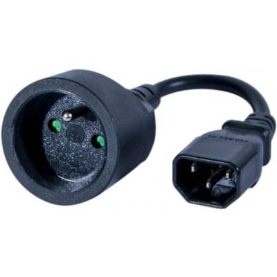Adaptateur IEC C14 / CEE7 femelle