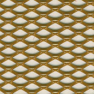 Métal déployé en aluminium anodisé long.1m larg.20cm ép.1,6mm coloris laiton - Gedimat - ALFER ALUMINIUM