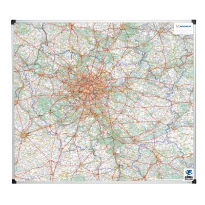 Carte Ile de France Michelin magnétique