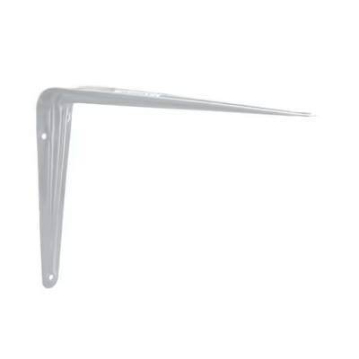 Console équerre à visser acier laqué blanc 125 x 150 mm - Gedimat - NORAIL