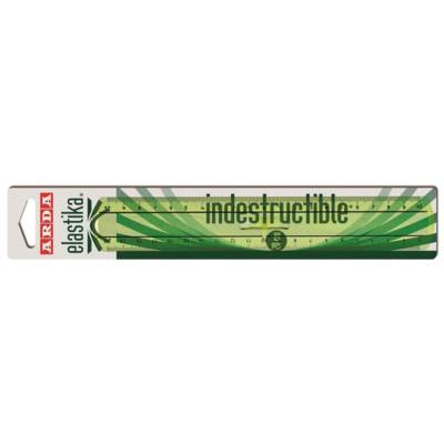 Règle double décimètre INDESTRUCTIBLE "elastika" avec poignée 20 cm