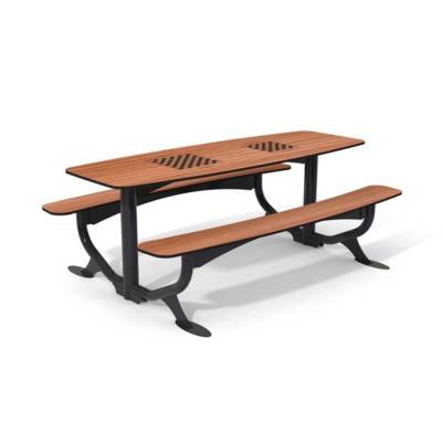 Solo + - Table de pique-nique échec HPL - Husson