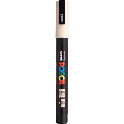 Marqueur pointe conique fine pc3m 0,9 - 1,3mm beige - POSCA