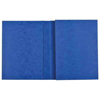 Protège Cahier "Ecolier" 18 x 22 cm Carte Lustrée 2 grands Rabats Bleu
