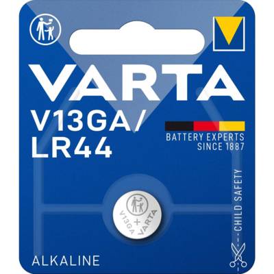 Pile bouton alcaline "Electronics" V13GA (LR44) 1,5 Volt