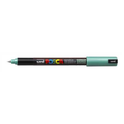 Marqueur pointe calibrée extra-fine pc1mr 0,7mm vert métal - POSCA