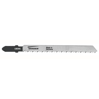 Lame de scie sauteuse finition propre bois tendre, bois dur et plastique 3-30mm 100mm - pack de 5 pièces - Gedimat - DIAGER
