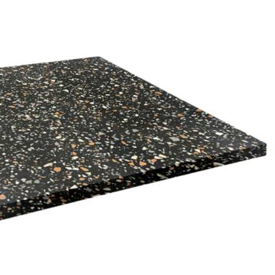 Plateau de table 90x90cm Terrazzo Black - RestooTab