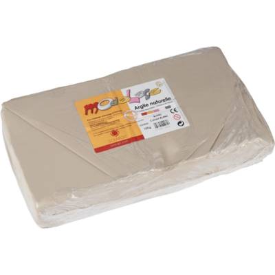 Pain de 10 Kg Argile Naturelle de modelage Blanc - SOLARGIL