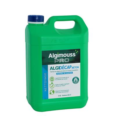 Nettoyant ALGIDECAP béton - bidon de 5kg - Gedimat - ALGIMOUSS