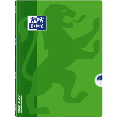 Cahier OPENFLEX agrafé 21 x 29.7 cm 96 pages grands carreaux 90g vert