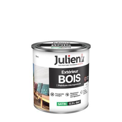 Peinture BOIS microporeux blanc - Gedimat - JULIEN