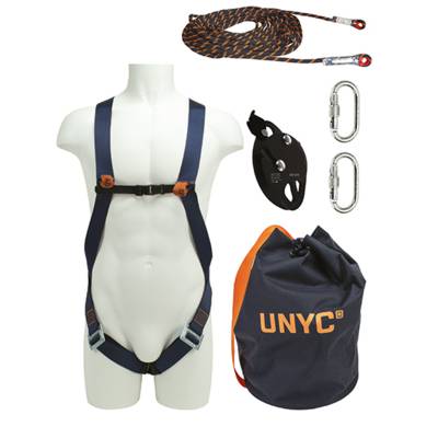 Kit harnais Budget plus T.1 FRENEHARD corde 10m + 2 connecteurs + sac - QSFEPI101/101 - Maxoutil