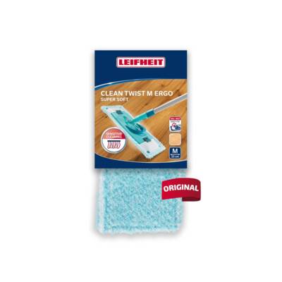 Housse Clean Twist M Ergo super soft 33cm Bleu