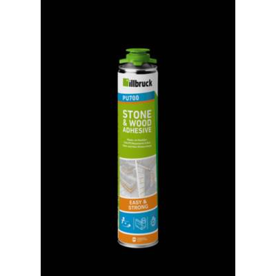 Colle maçonnerie/bois 2 en 1 PU700 beige - aérosol de 750ml - Gedimat - ILLBRUCK