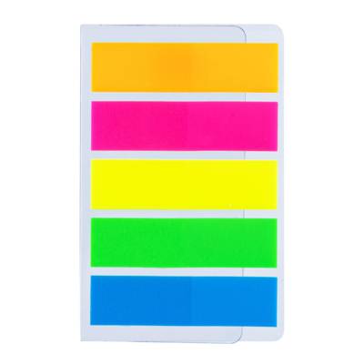 Stick Up Marques pages Index  44×12mm 5×20 pages 5 Couleurs
